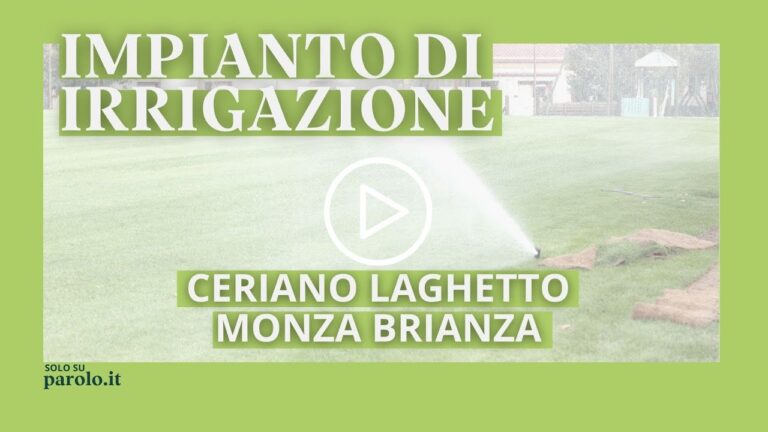 Guida all’Utilizzo Efficiente dell’Irrigatore per Campo da Calcio